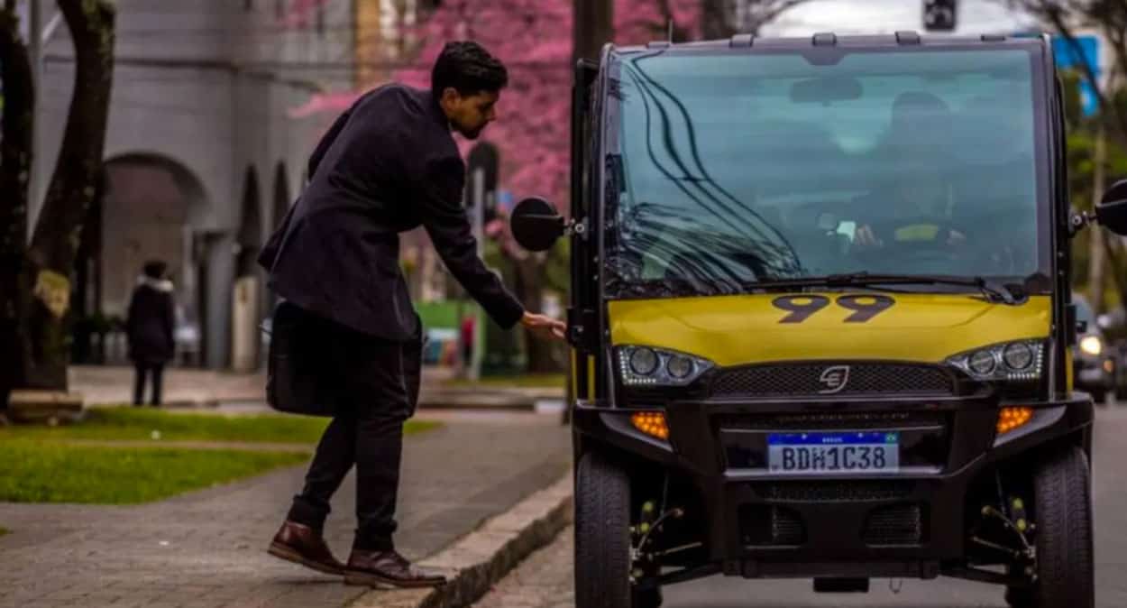 99 Ejecuta Piloto De Automóvil Eléctrico Con Hitech Electric En Brasil
