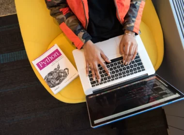 Woman with a laptop
