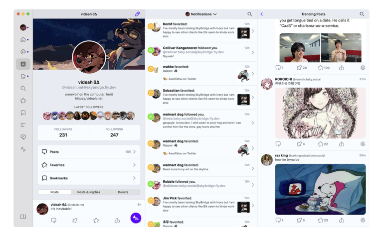 Bluesky Backs A Project That Would Let Mastodon Apps, Like Ivory, Work With Its Network